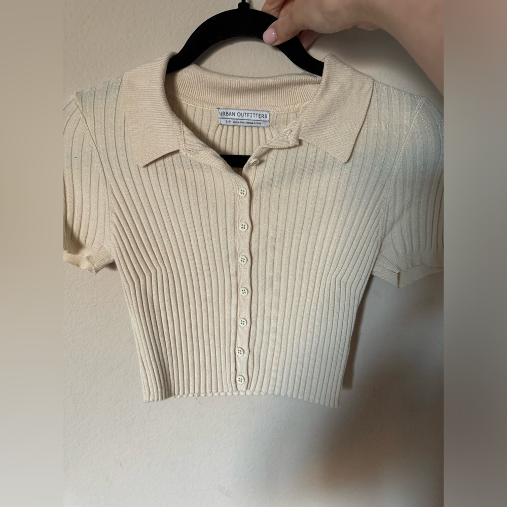 Urban Outfitters tan Crop top